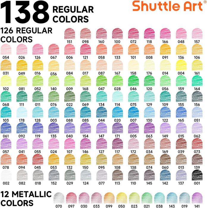 Professional Colored Pencils - Set of 138