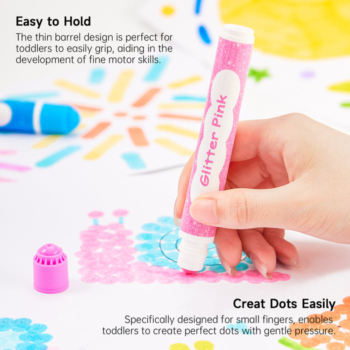 Dot Markers-Set of 15 Glittter