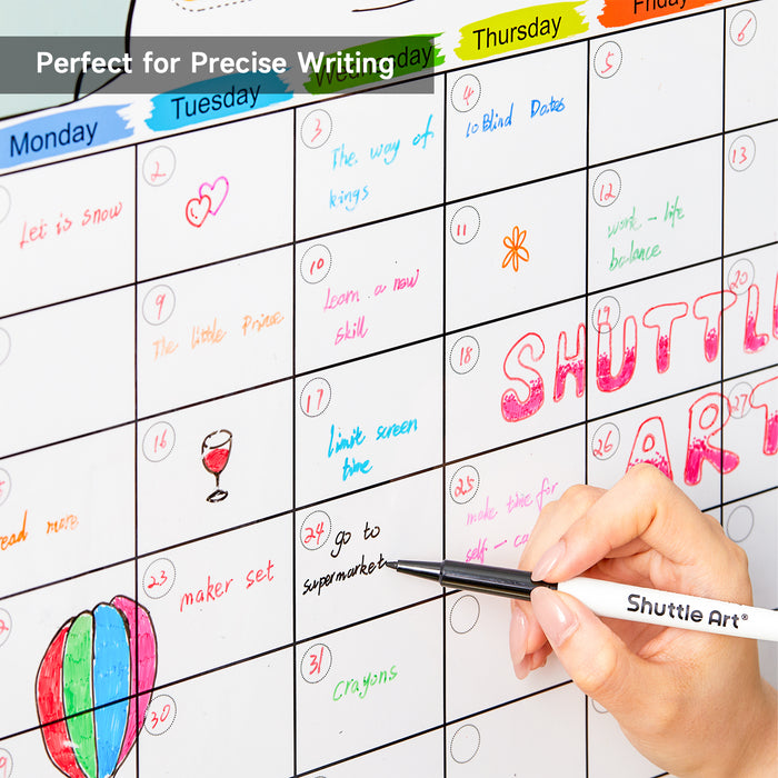 Ultra Fine Dry Erase Markers, 15 Colors