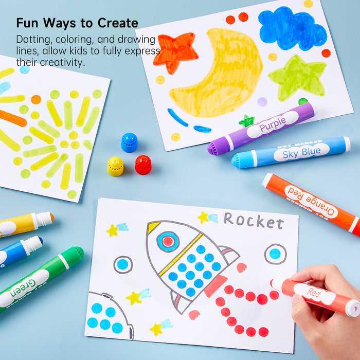 Dot Markers with Free Activity Book -Set of  26