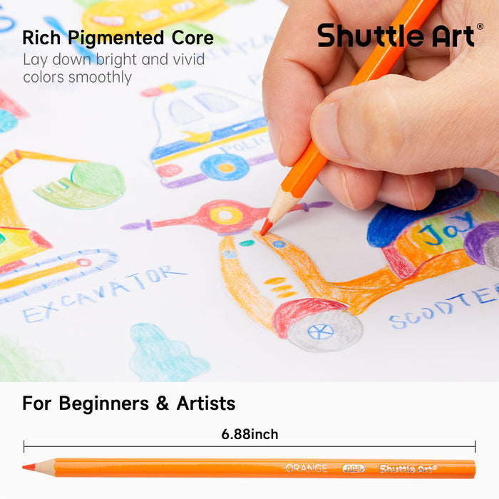 Colored Pencils Bulk, 12 Vibrant Colors, 60 Packs - Set of 720