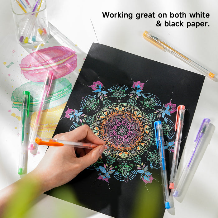Pastel Gel Pens - Set of 24 Milky Colors Gel Pen