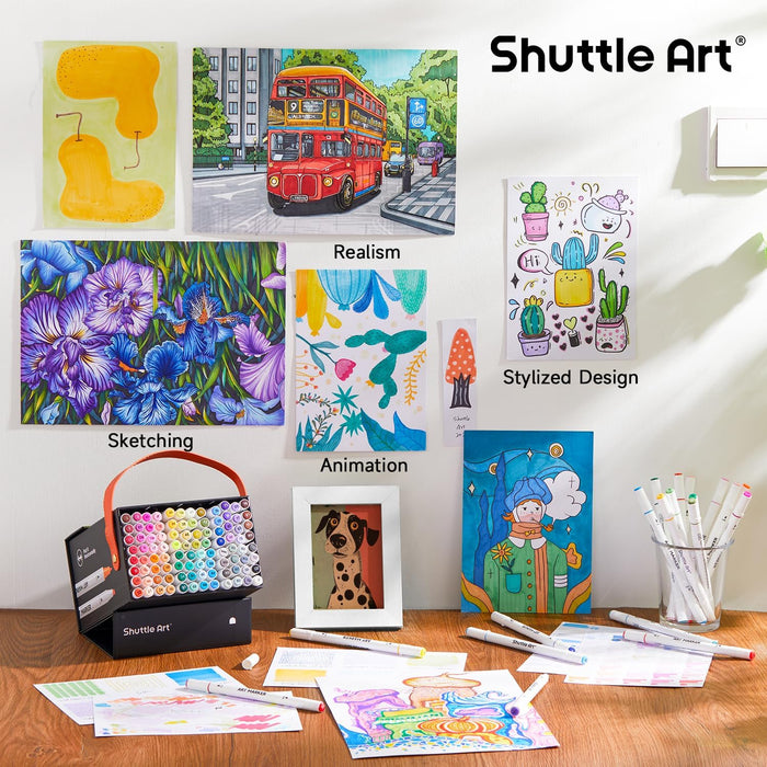 Dual Tip Art Markers - Set of 101