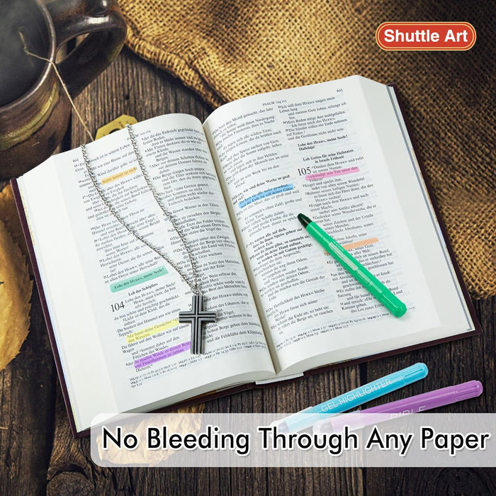 Gel Highlighters,Bible Highlighters - Set of 12