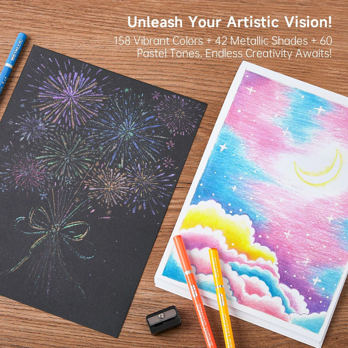 Professional Colored Pencils - Set of 260