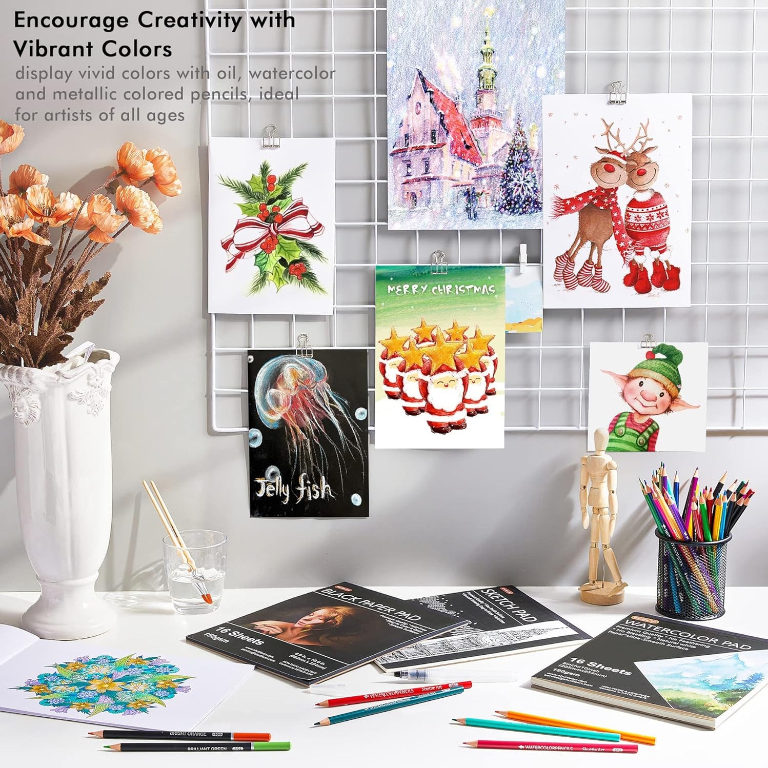 Drawing Kit - Set of 116 PCS — Shuttle Art