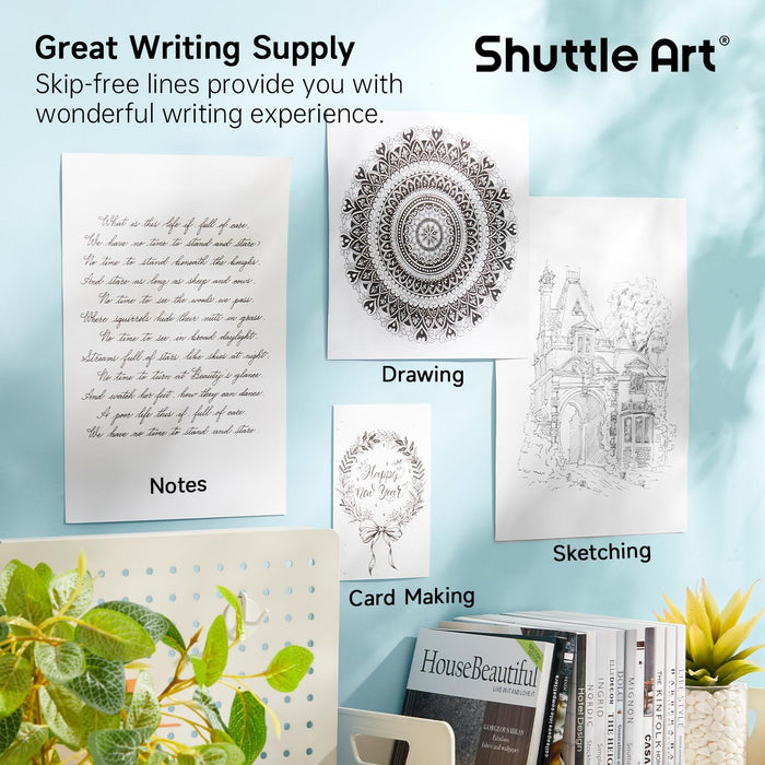 Retractable Black Gel Pens, Ink Glide Series - Set of 60, 0.5mm