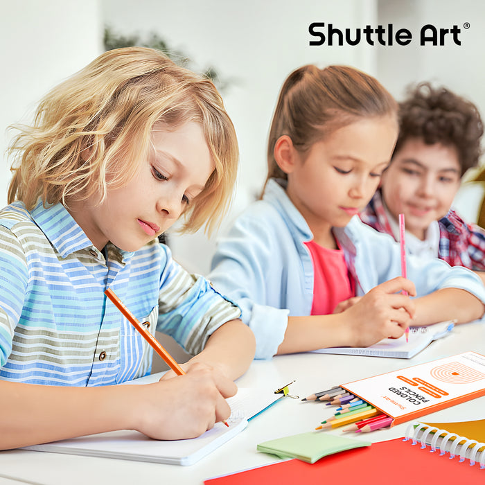 Colored Pencils Bulk, 12 Vibrant Colors, 42 Packs - Set of 504