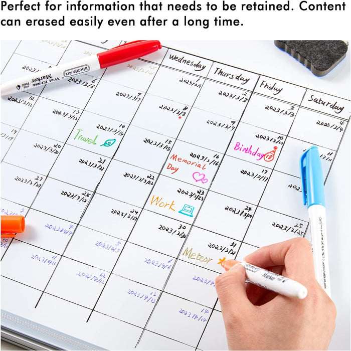 Wet Erase Markers, 1mm Fine Tip- Set of 15