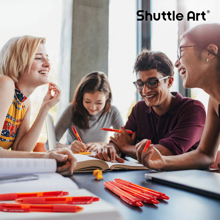 Red Gel Pens, 20 Pack Retractable 0.7mm