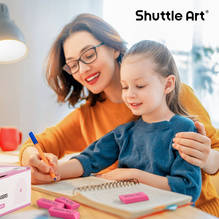 Pink Erasers - Set of 200 Pack