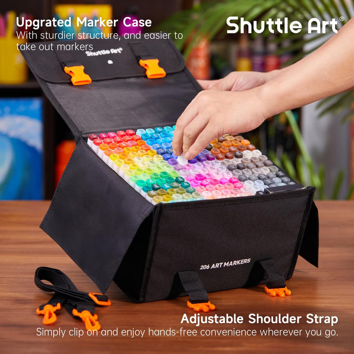 Dual Tip Art Markers - Set of 206