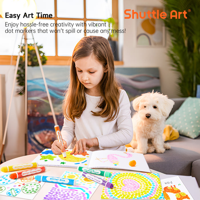 Dot Markers-Set of 15 Glittter