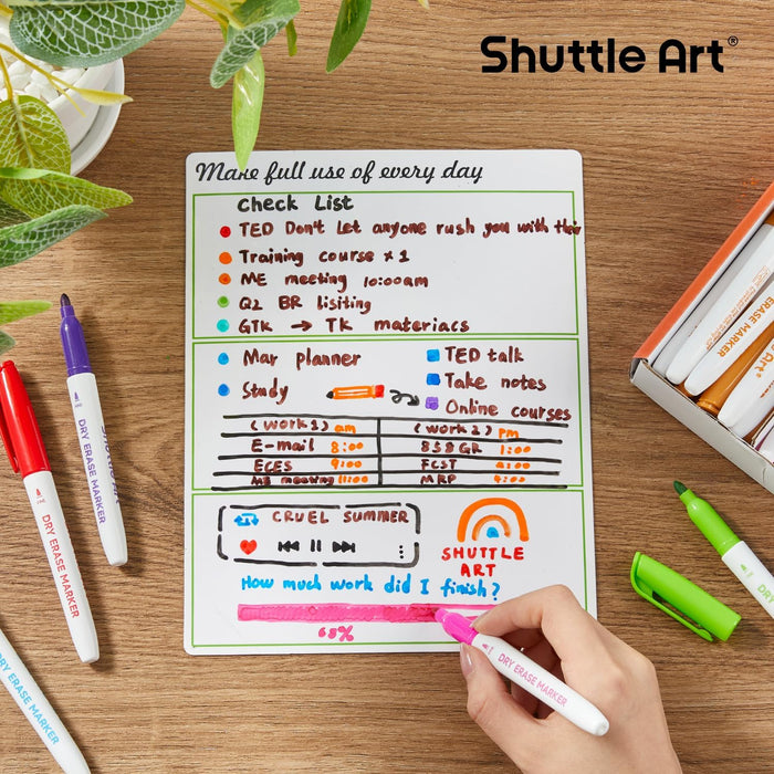Dry Erase Markers, 12 colors Set of 144 — Shuttle Art