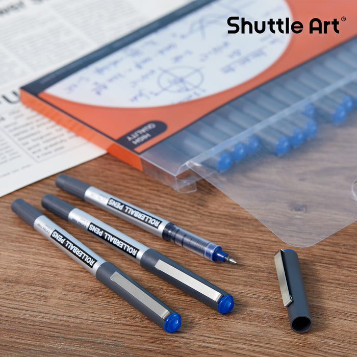 10x BLUE O.B. Office Ball Pens FINE Smooth Writing High 10x BLUE O.B. Office Ball Pens FINE Smooth Writing High
