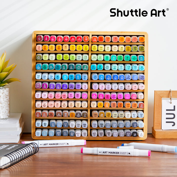 Marker Organizer, Hold 176 Art Markers - Set of 22 Compartments