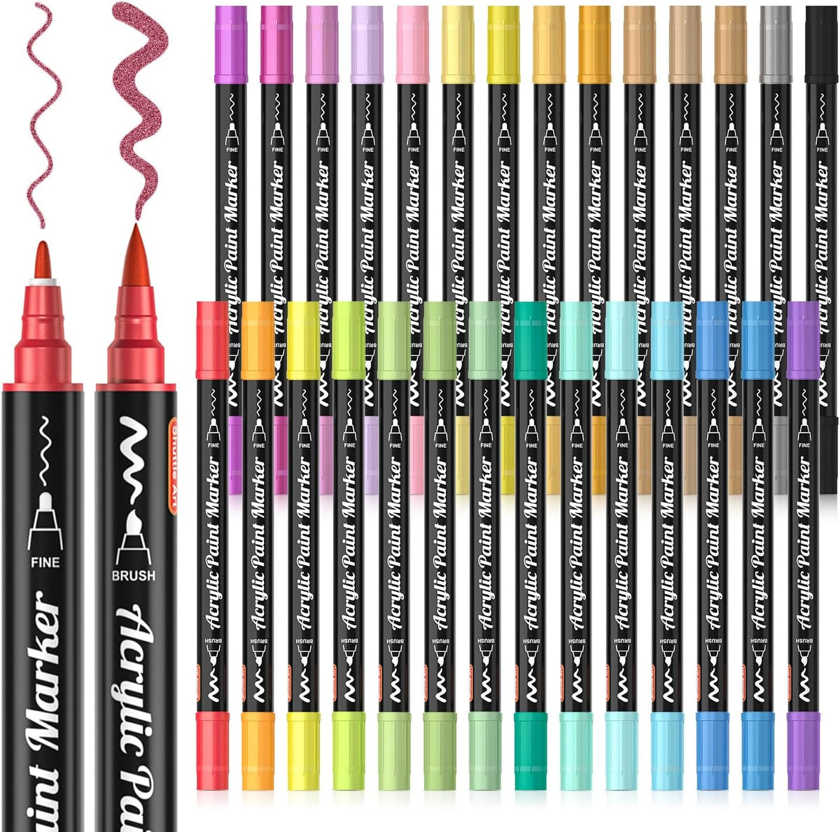 Acrylic paint markers discount