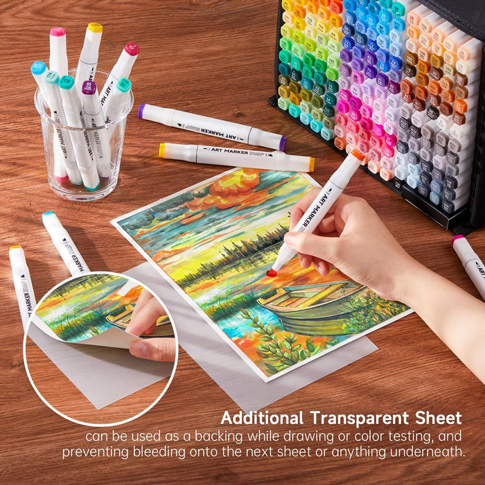 Dual Tip Art Markers - Set of 206