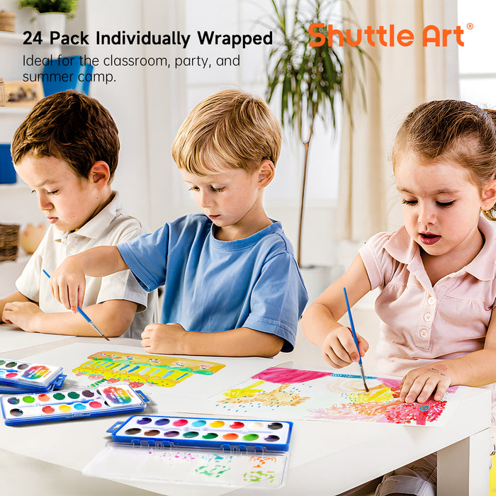 Watercolor Paint Set Bulk -Set of 24 (16 Colors )