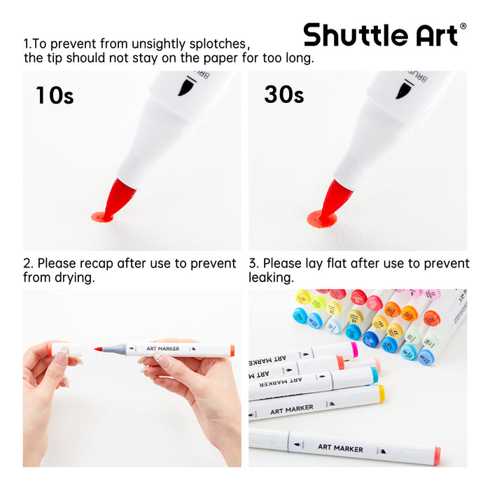 Dual Tip Brush & Chisel Tip Art Marker - Set of 89 Colors