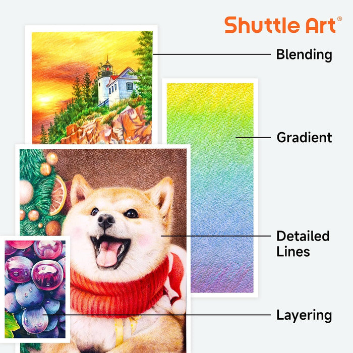 Professional Colored Pencils - Set of 260