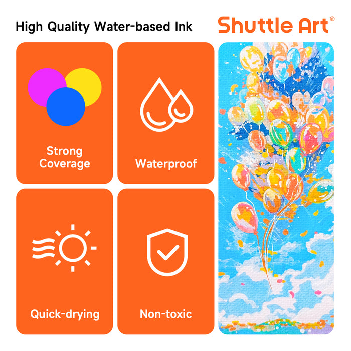 Acrylic Paint Brush Markers, Dual Tip-Set of 60