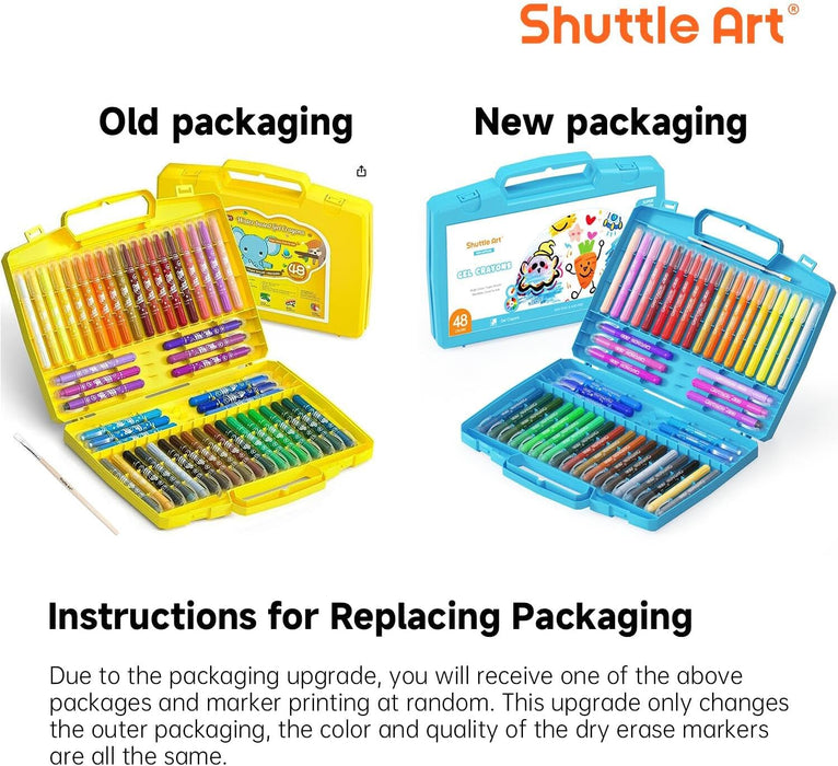 Gel Crayons - Set of 48