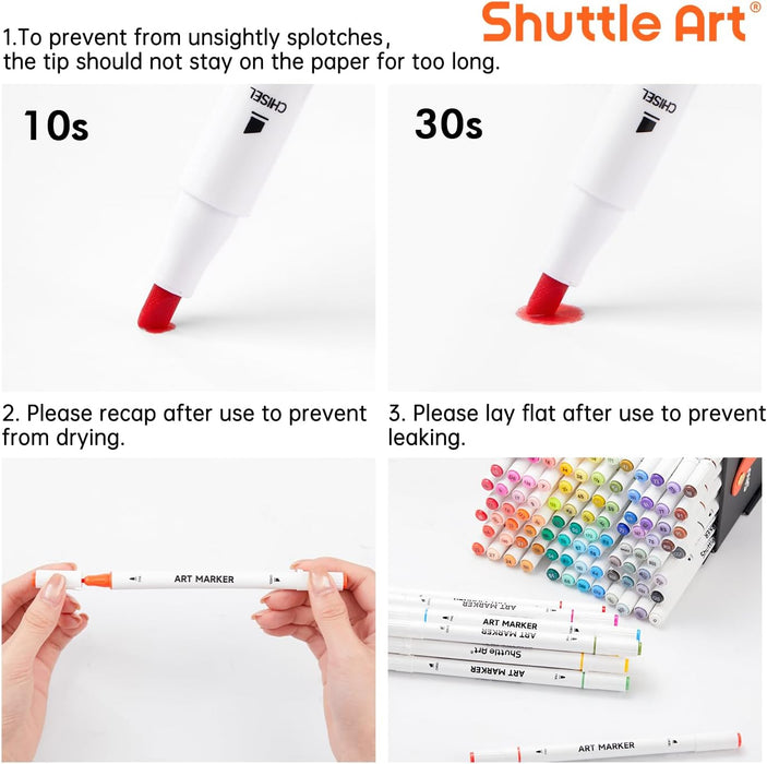Dual Tip Art Markers - Set of 61