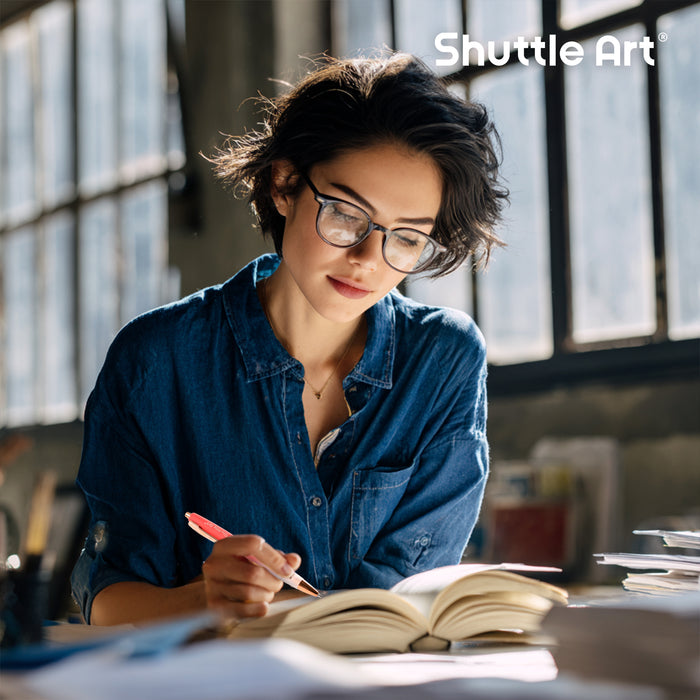 Ballpoint Pens, Retractable Black Ink Ball Point Pens - Set of 12 Pack Colored  Cute Pens, 1.0mm