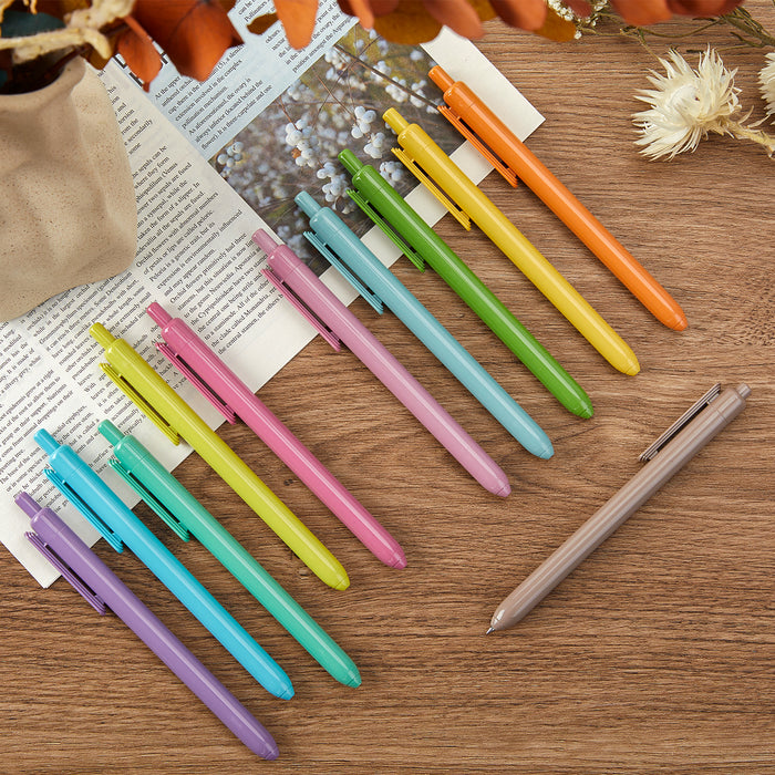 Retractable Gel Pens - Set of 11 Vintage Colors