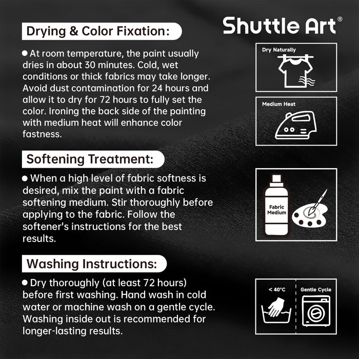 White Fabric Paint - Set of 33.8 oz(1000 ml)