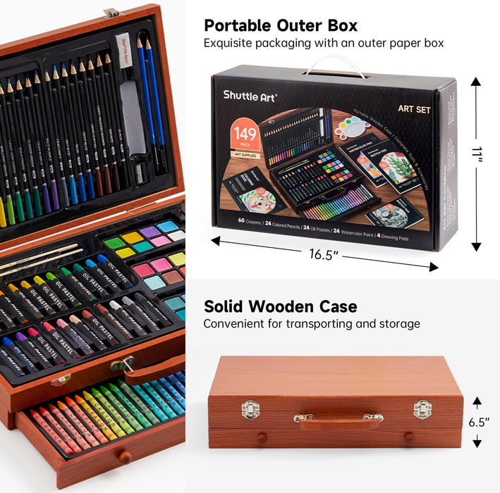 Artist Professional Tool, Deluxe Art Set - 149 Pieces