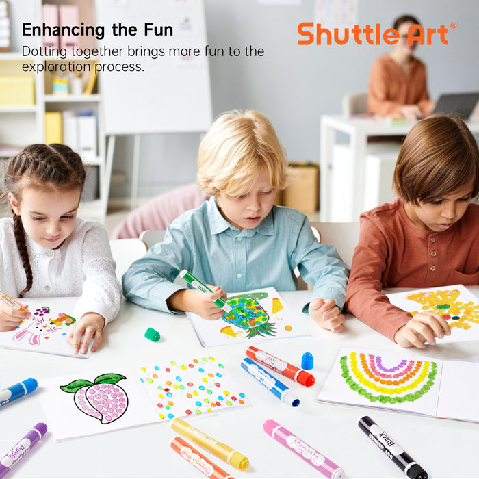 Dot Markers with Free Activity Book -Set of  26
