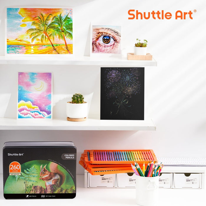 Professional Colored Pencils - Set of 260