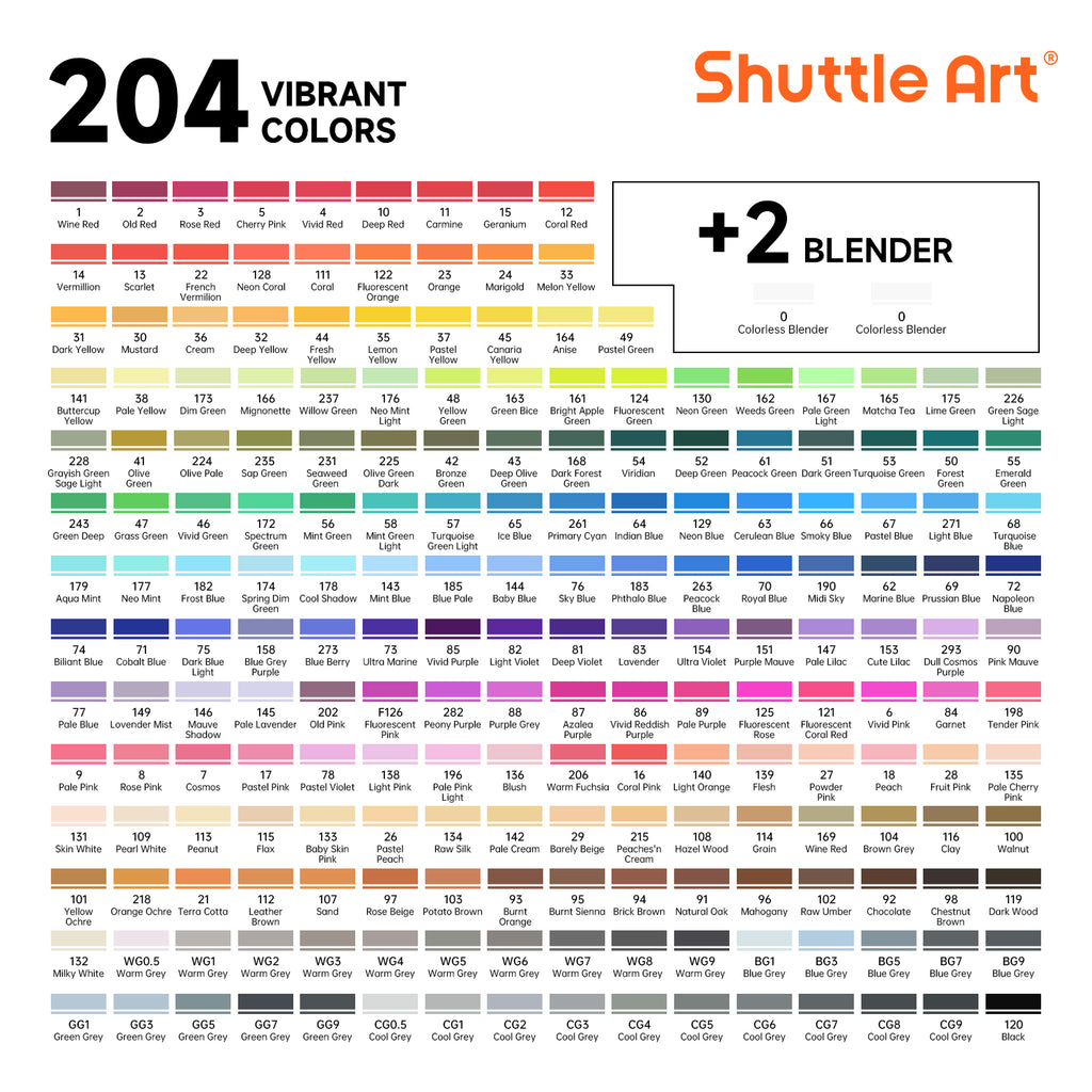 Shutterbox Markers Art Markers — Shuttle Art