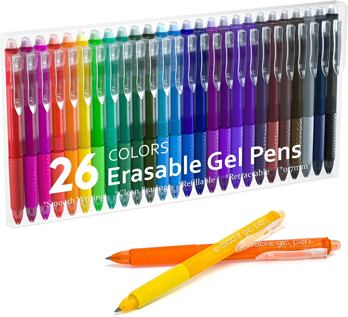 Shuttle Art Colored Erasable Gel Pens - Set of 26