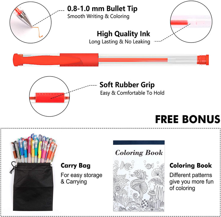 Colored Gel Pen - Set of 32