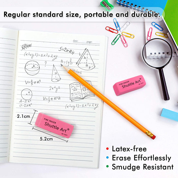 Pink Erasers - Set of 120