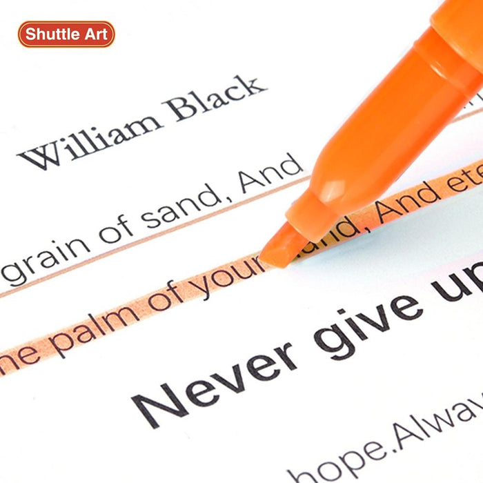 Orange Highlighter Markers - Set of 30
