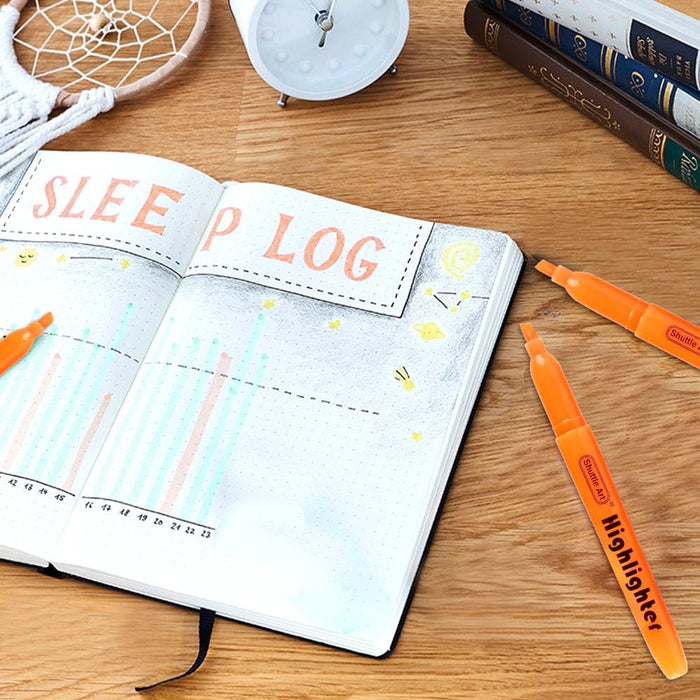 Orange Highlighter Markers - Set of 30