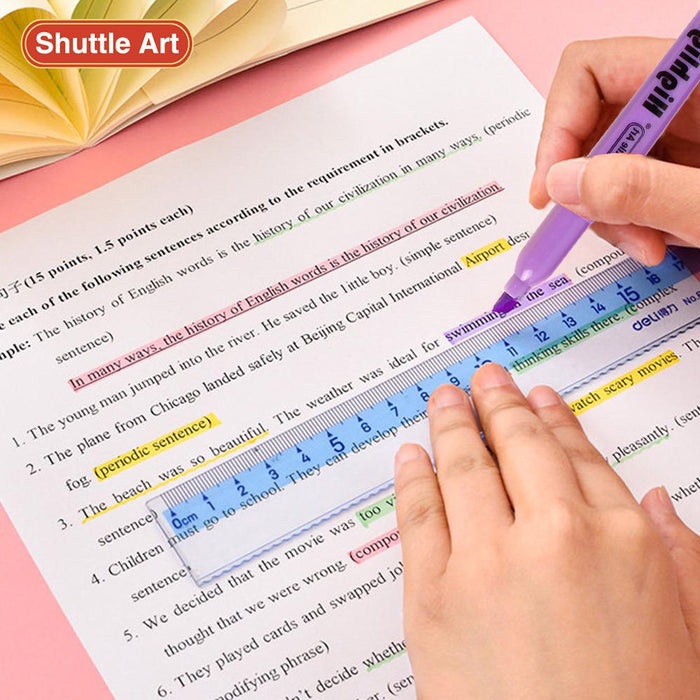 Purple Highlighter Markers - Set of 30