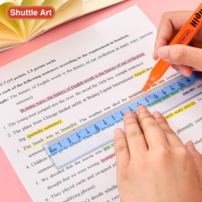 Orange Highlighter Markers - Set of 30