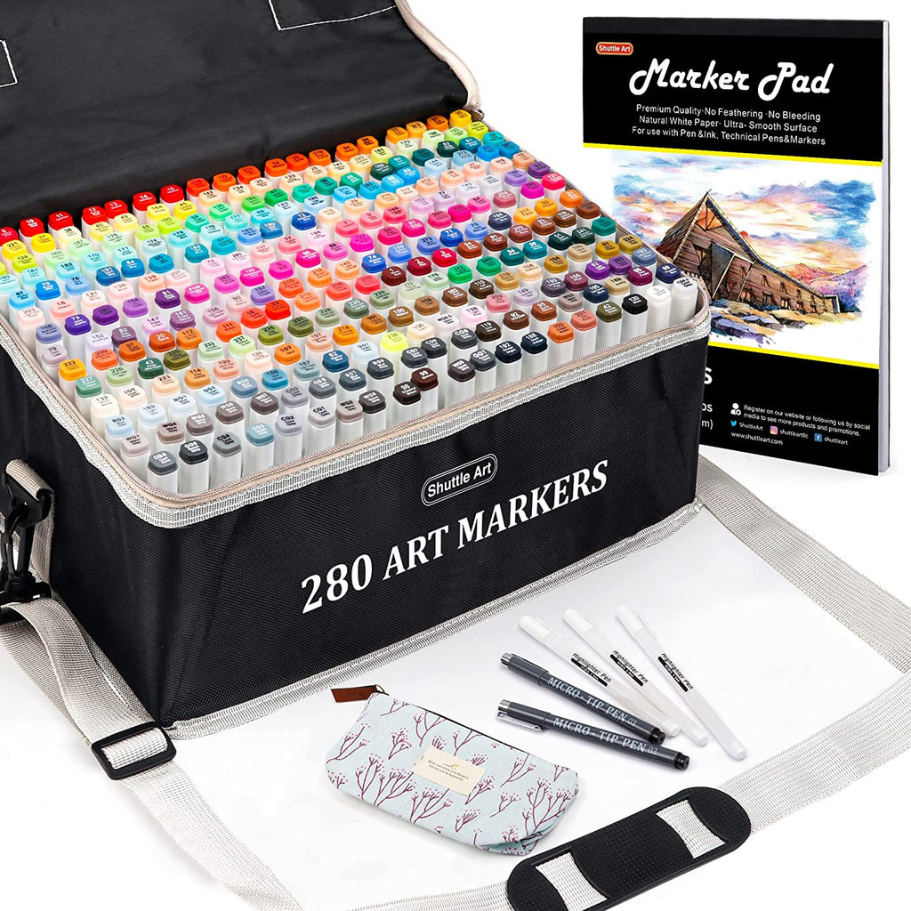 Dual Tip Art Markers - Ser of 280 — Shuttle Art