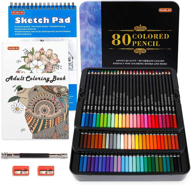 Professional Colored Pencils - Set of 80 — Shuttle Art